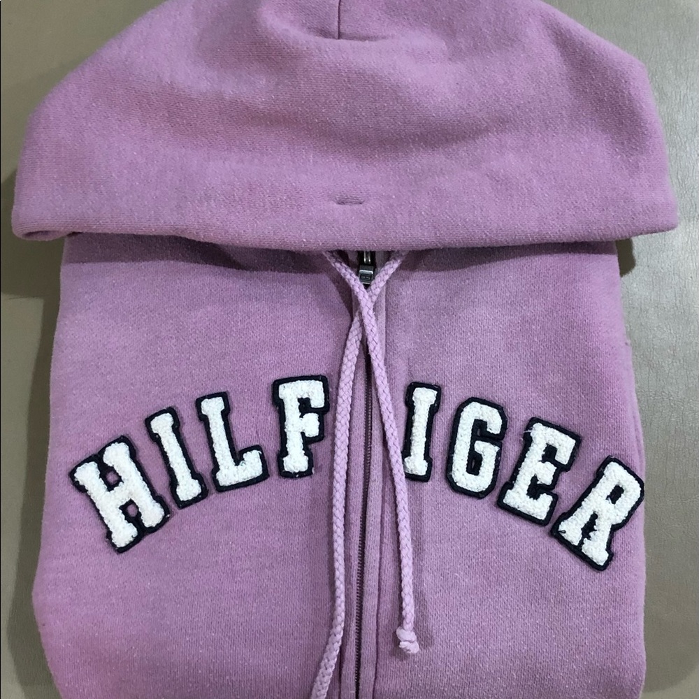 Hilfiger zip up hoodie